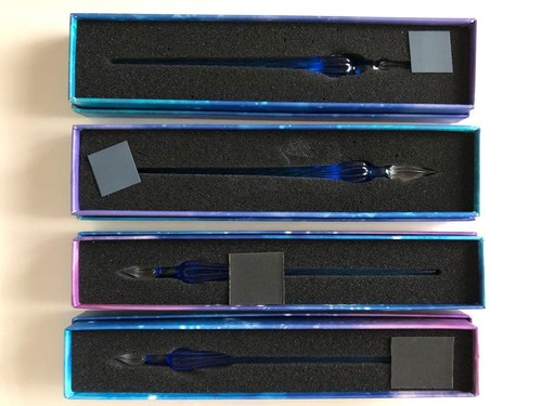 Set penne vetro blu - penne, cielo