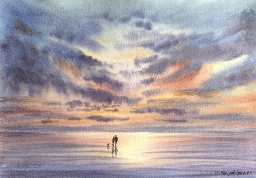 Cane amore cielo nuvoloso - amore,